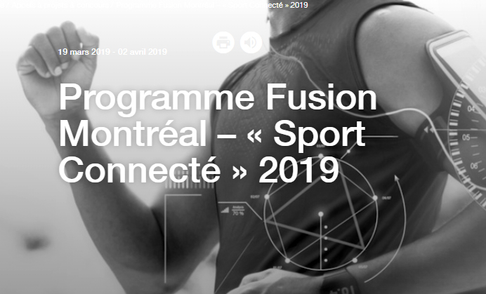Qu’est que Fusion Montréal « Sport Connecté » ?