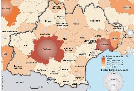 Conjoncture : en Occitanie, l’économie numérique génère des emplois en haut-débit